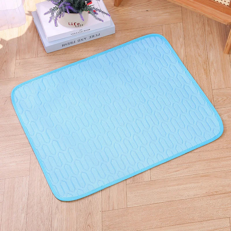 Cooling Mat for Dogs & Cats - Light Blue | Pawly