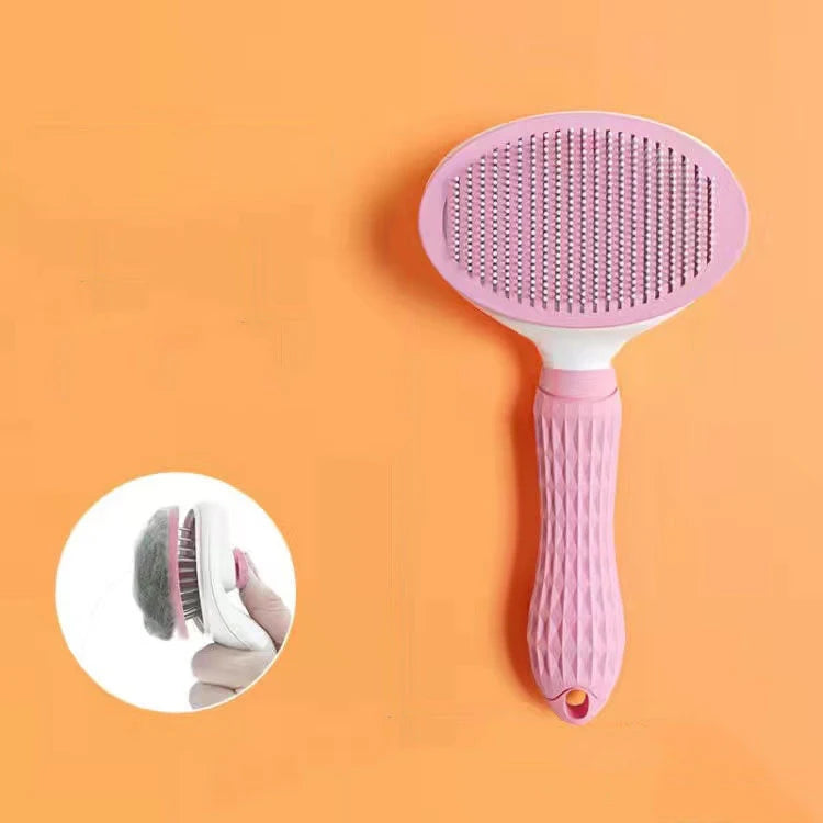 GlideGroomer Self-Cleaning Slicker Brush | Pawly