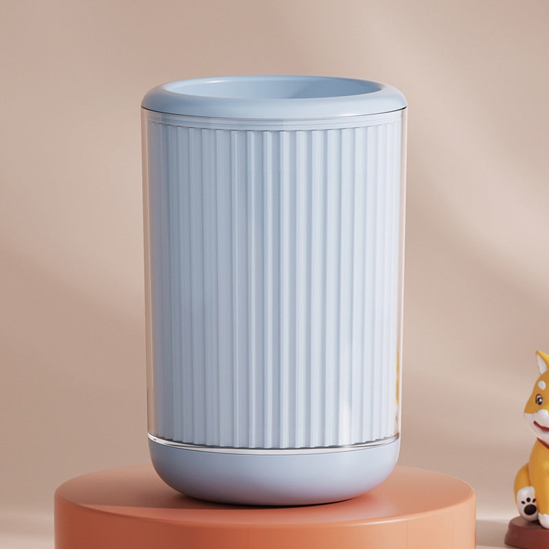 Dog paw cleaning cup blue M Foundation - product view