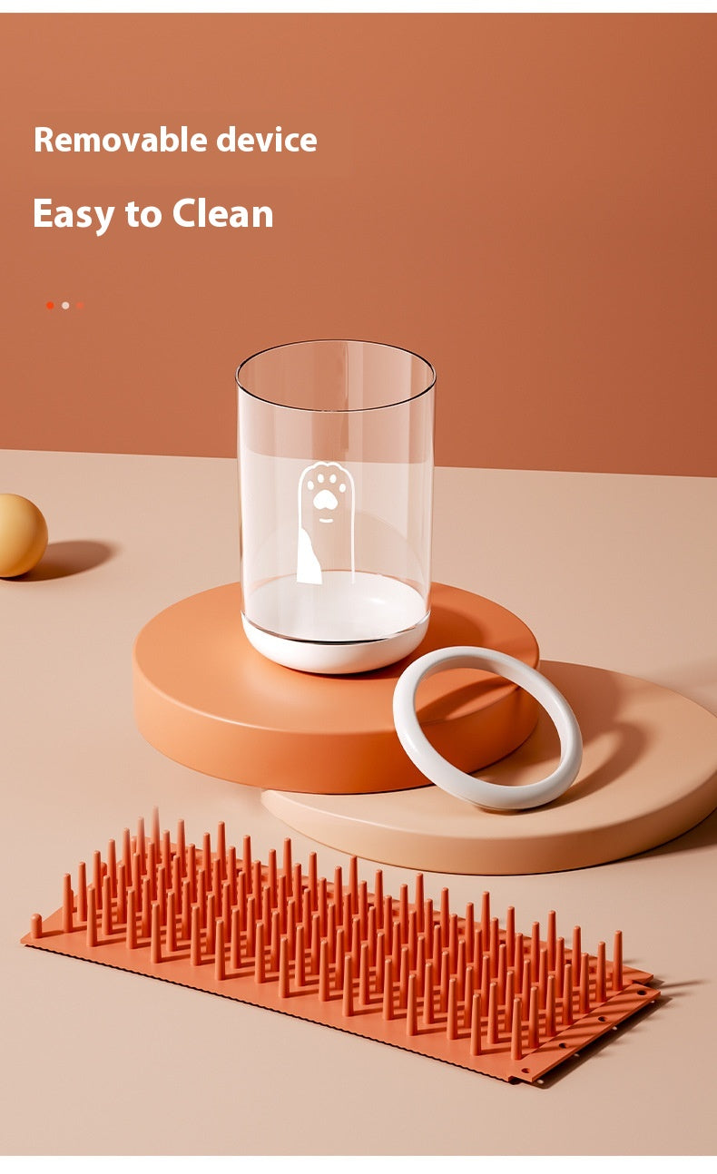 Dog paw cleaning cup easy removable device