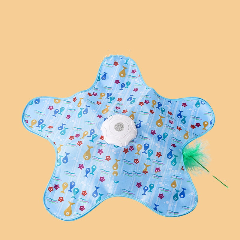 Electric hide and seek cat toy - Starfish Small Fish Style