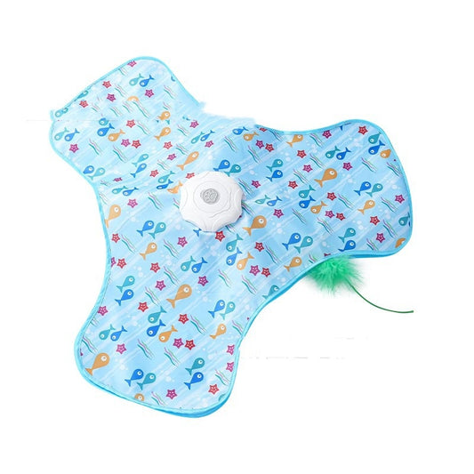 Electric hide and seek cat toy - Triangle Small Fish Style