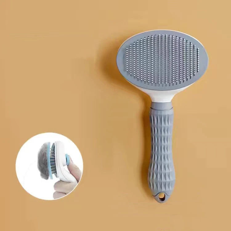 GlideGroomer Self-Cleaning Slicker Brush | Pawly