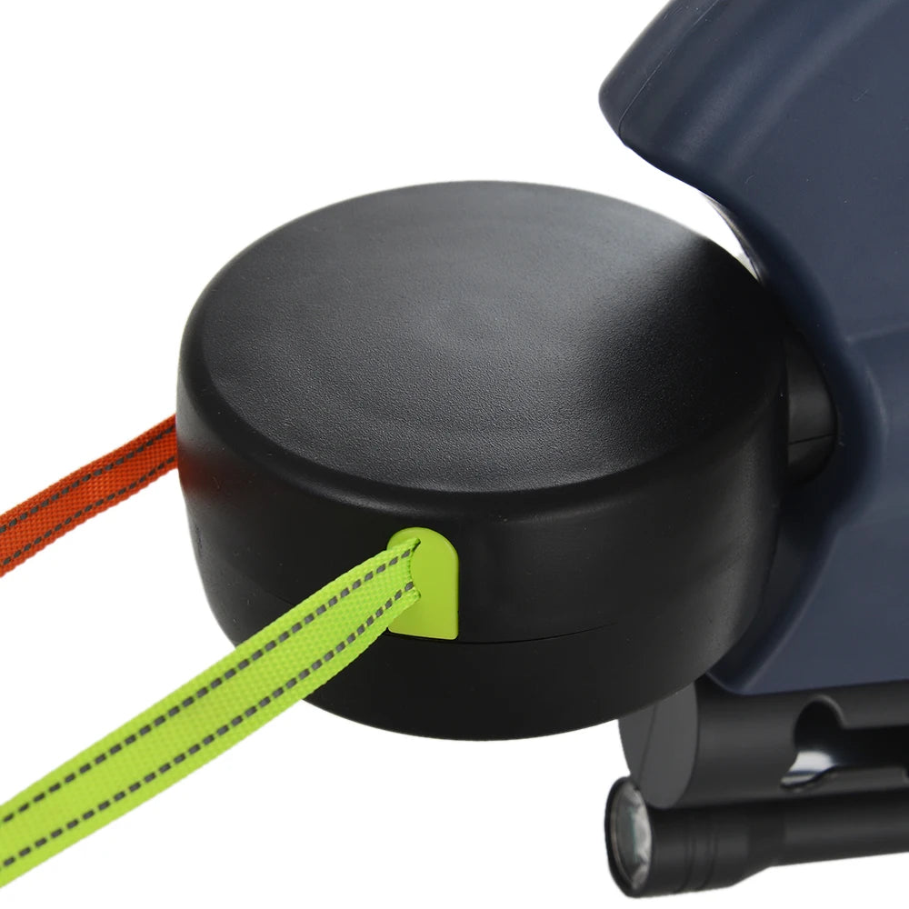 Reflective Retractable Double Dog Leash | Pawly