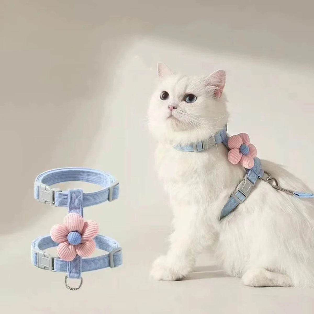Soft Harness & Leash Set for Cats and Small Dogs | Pawly