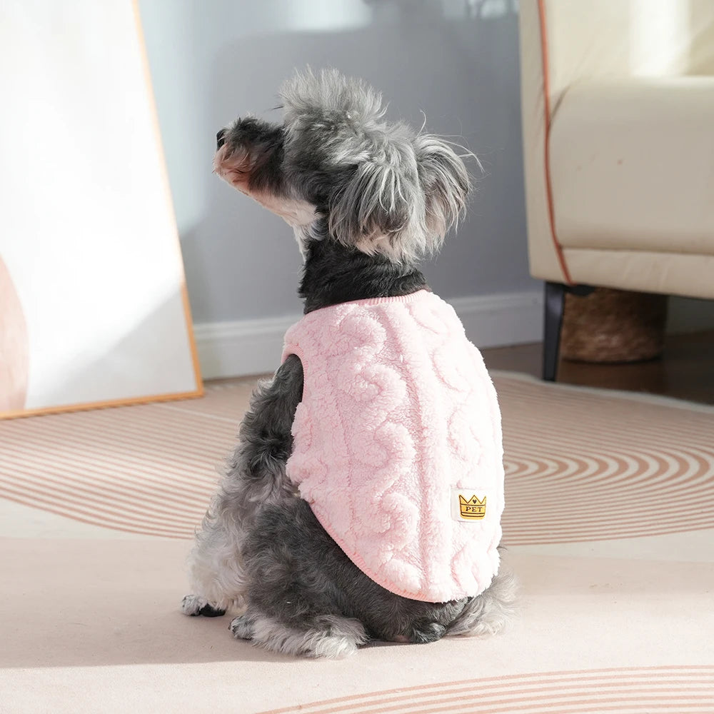 Soft Fleece Sweater Vest for Small Dogs & Cats | Pawly