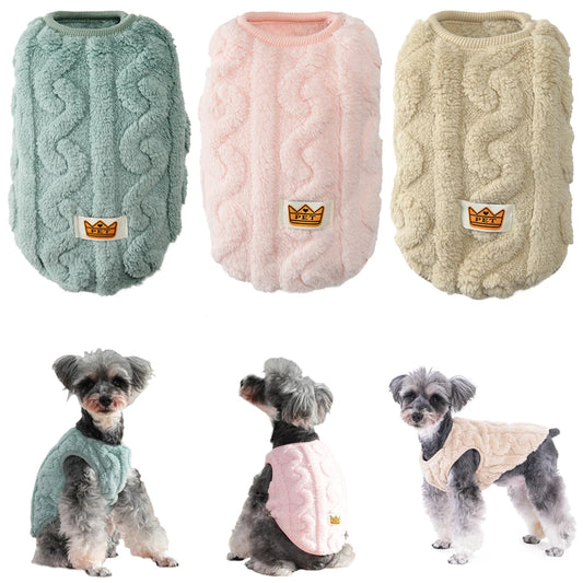 Soft Fleece Sweater Vest for Small Dogs & Cats | Pawly