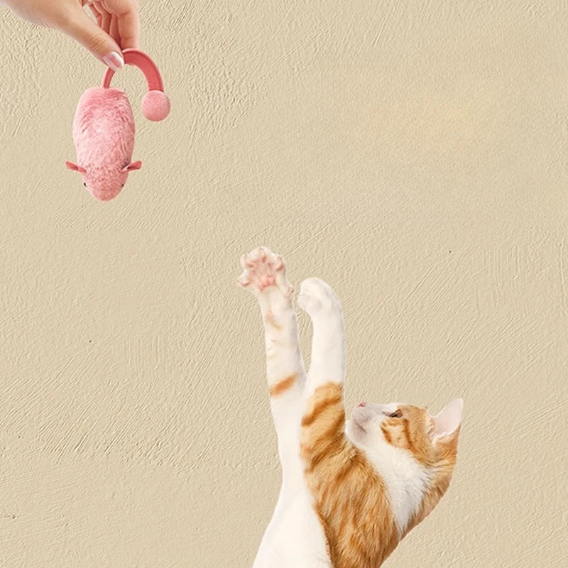 Glow-in-the-Dark Plush Mouse Cat Toy | Pawly