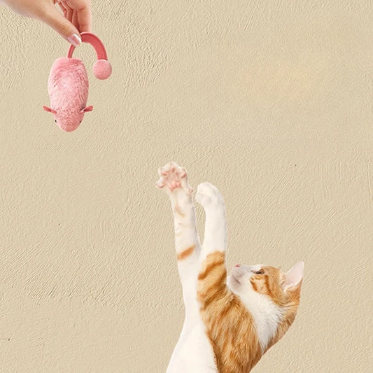 Glow-in-the-Dark Plush Mouse Cat Toy | Pawly