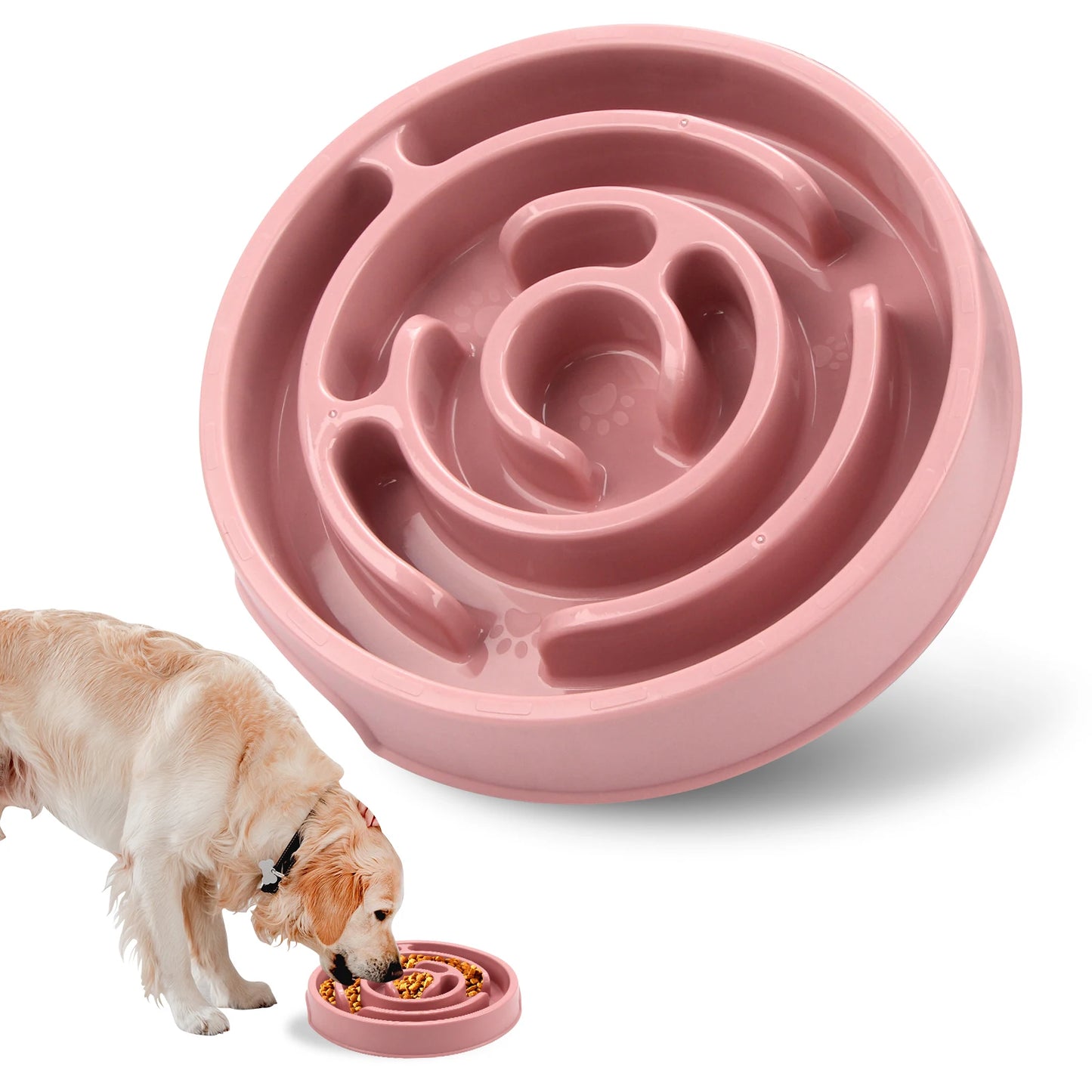 Non-Slip Slow Feeder Dog Bowl | Pawly