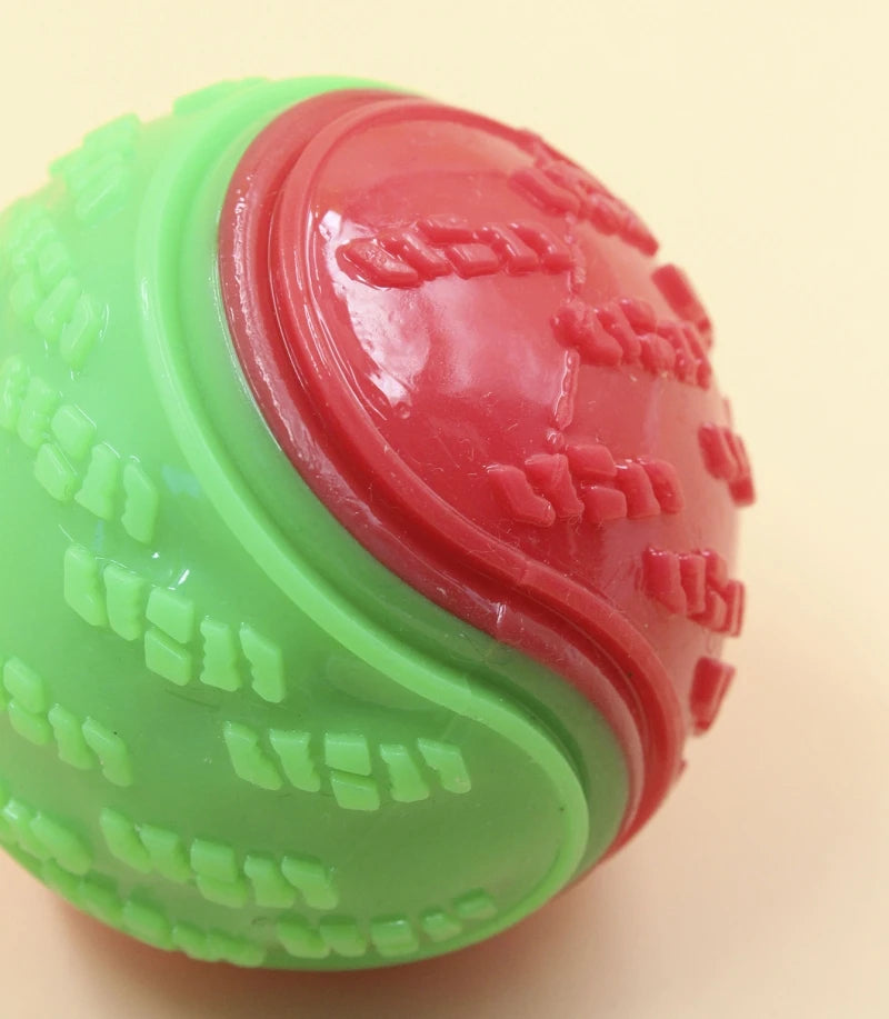 Squeaky TPR Dog Teeth Cleaning Ball Toy | Pawly