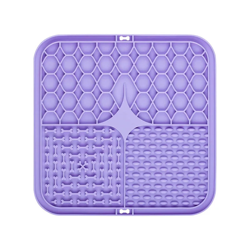 Silicone Lick Mat for Dogs - Purple | Pawly