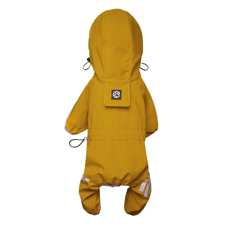 Waterproof Reflective Dog Raincoat Jumpsuit | Pawly