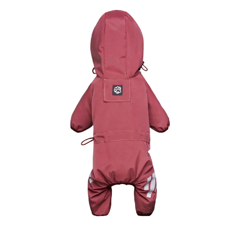 Waterproof Reflective Dog Raincoat Jumpsuit | Pawly