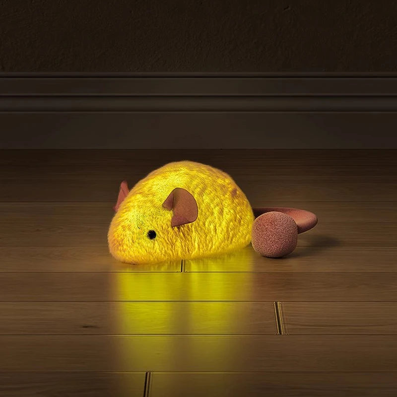 Glow-in-the-Dark Plush Mouse Cat Toy | Pawly