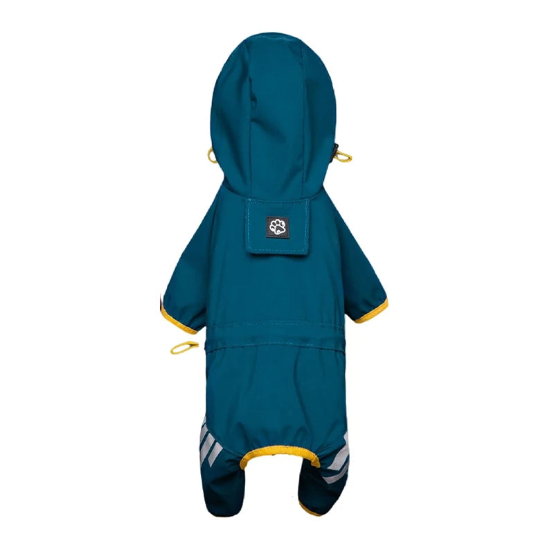 Waterproof Reflective Dog Raincoat Jumpsuit | Pawly