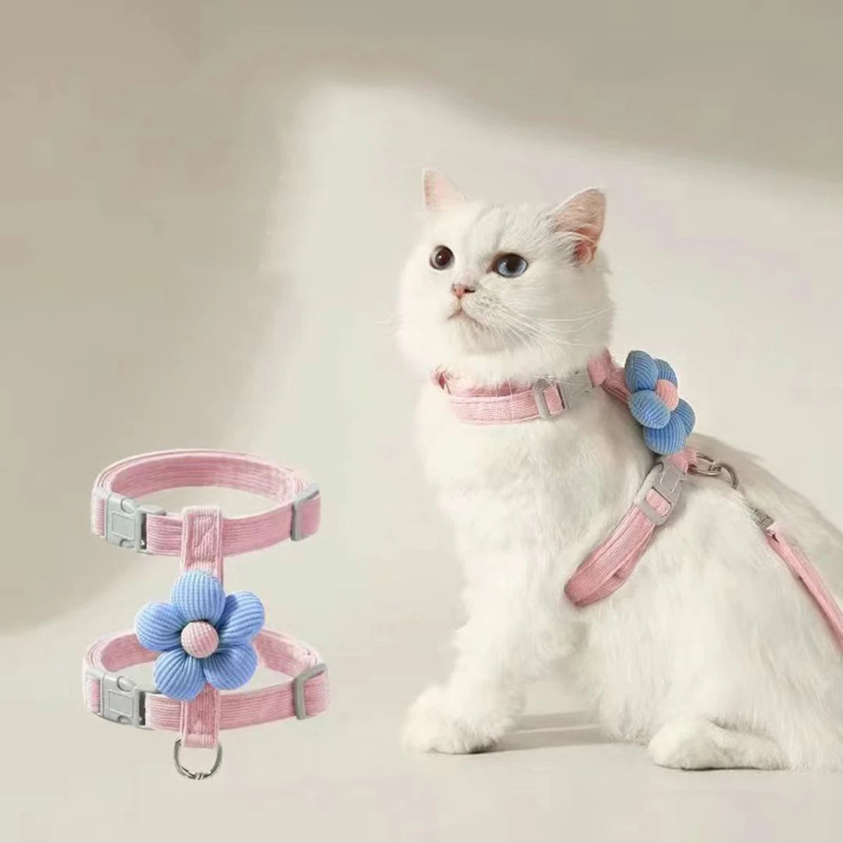 Soft Harness & Leash Set for Cats and Small Dogs | Pawly