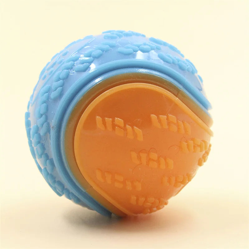 Squeaky TPR Dog Teeth Cleaning Ball Toy | Pawly