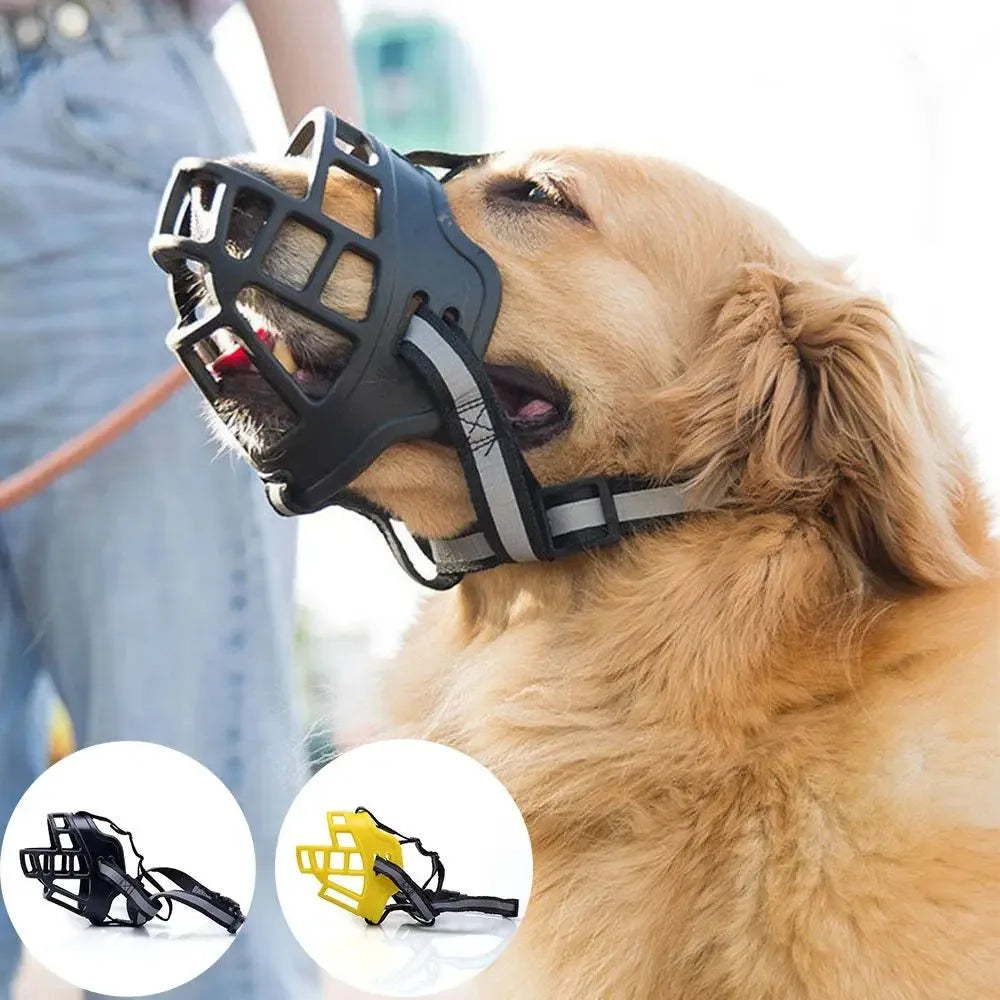 Breathable Silicone Dog Muzzle – Anti-Bite & Anti-Bark | Pawly