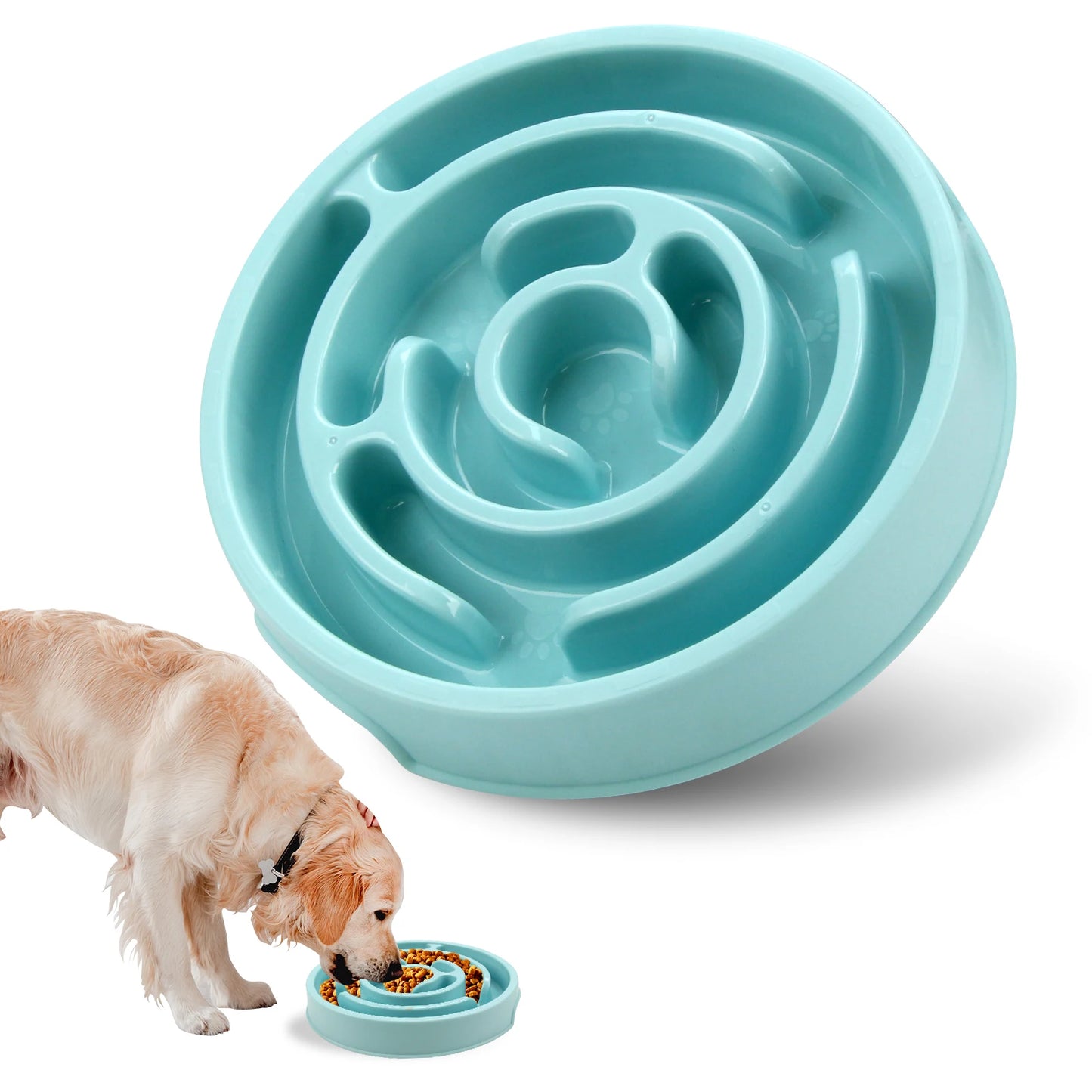 Non-Slip Slow Feeder Dog Bowl | Pawly