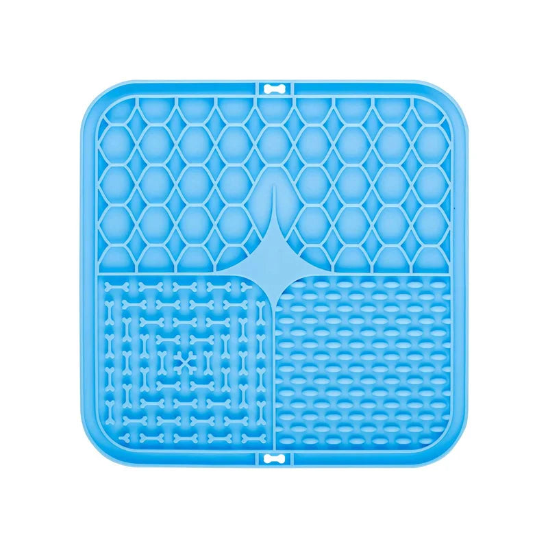 Silicone Lick Mat for Dogs - Light Blue | Pawly