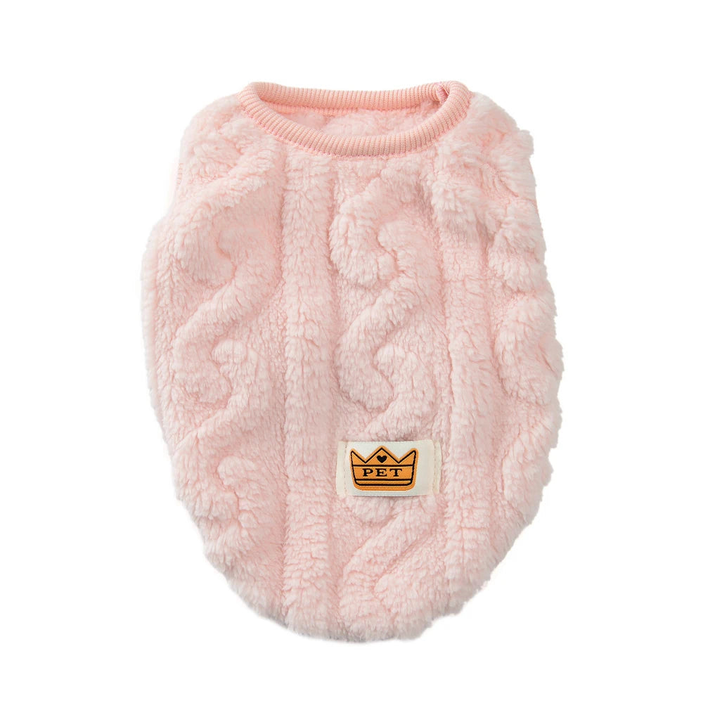 Soft Fleece Sweater Vest for Small Dogs & Cats | Pawly