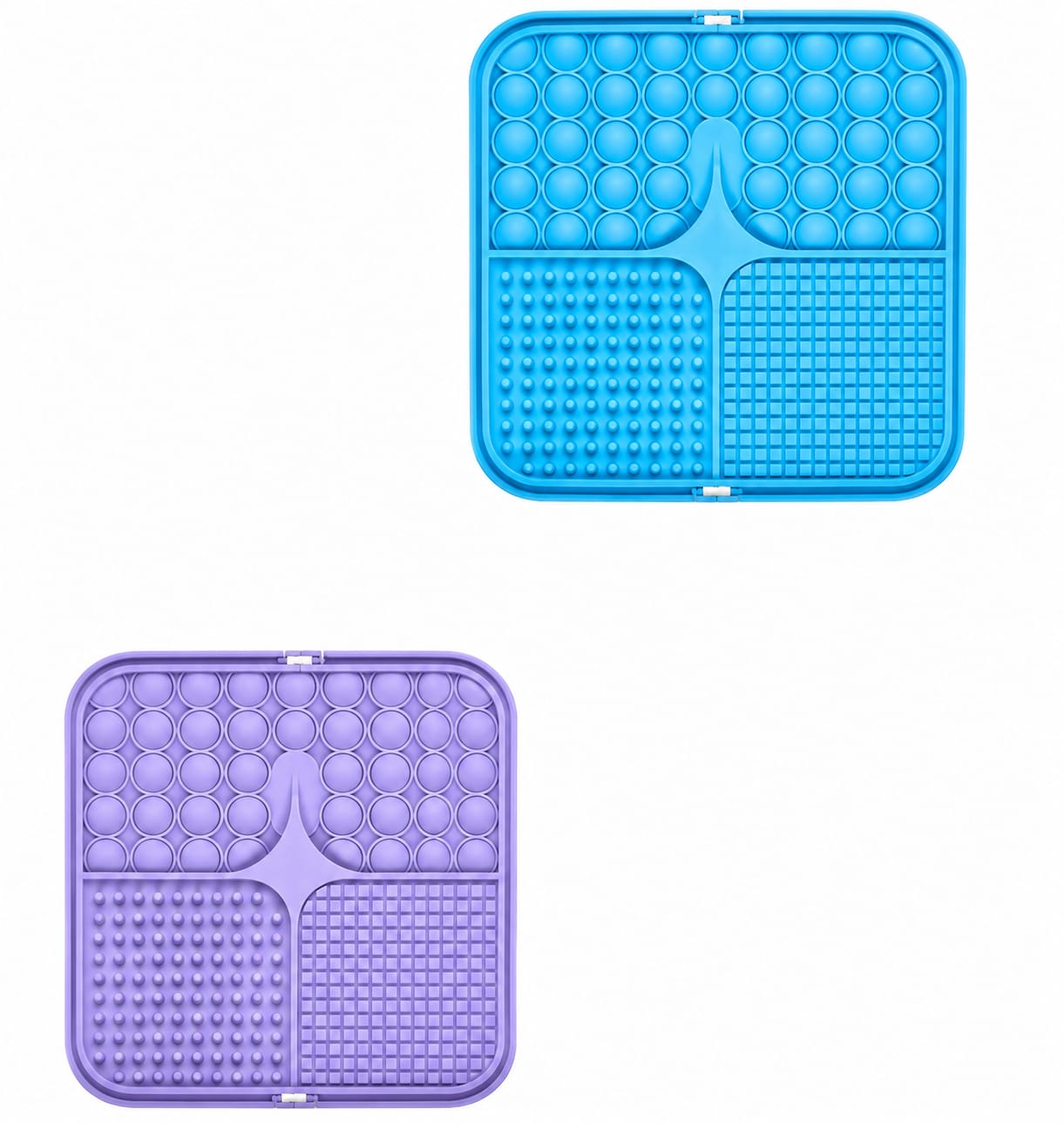 Silicone Lick Mat for Dogs - Light Blue + Purple | Pawly