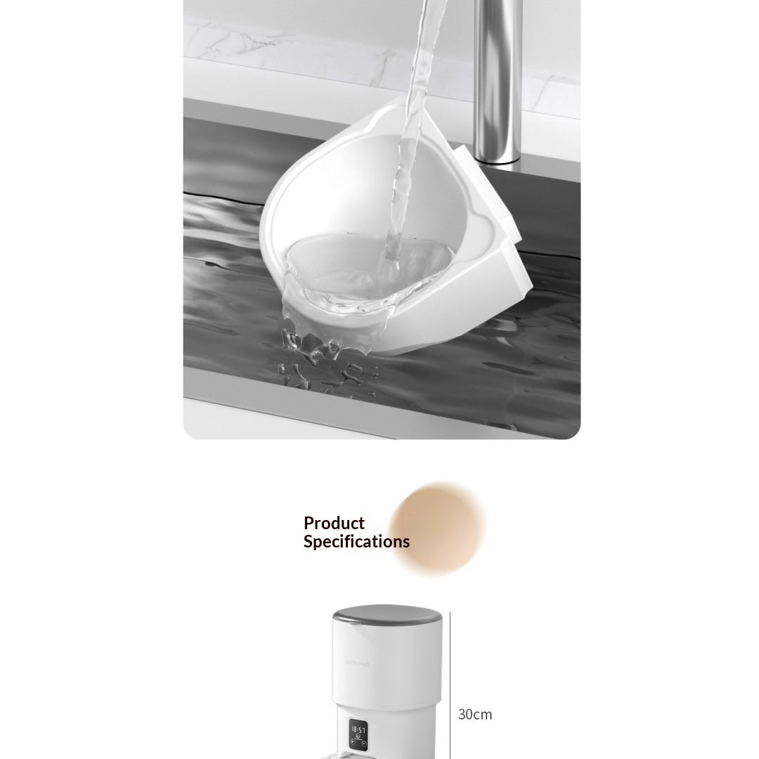 Smart pet feeder disassembled – easy cleaning design