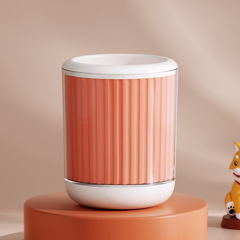 Dog paw cleaning cup orange S Foundation - product view