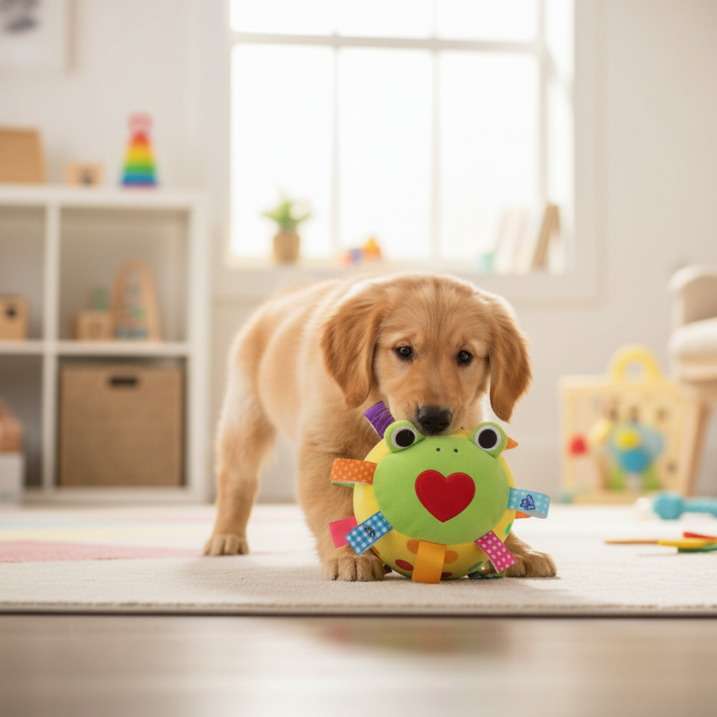 Sensory Plush Ball Toy for Puppies & Dogs