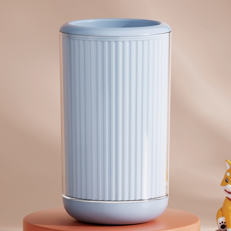 Dog paw cleaning cup blue L Foundation - product view