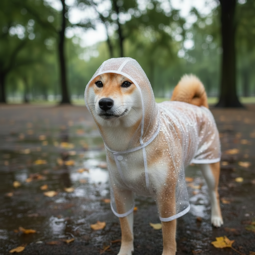 Transparent Waterproof Dog Raincoat | Pawly