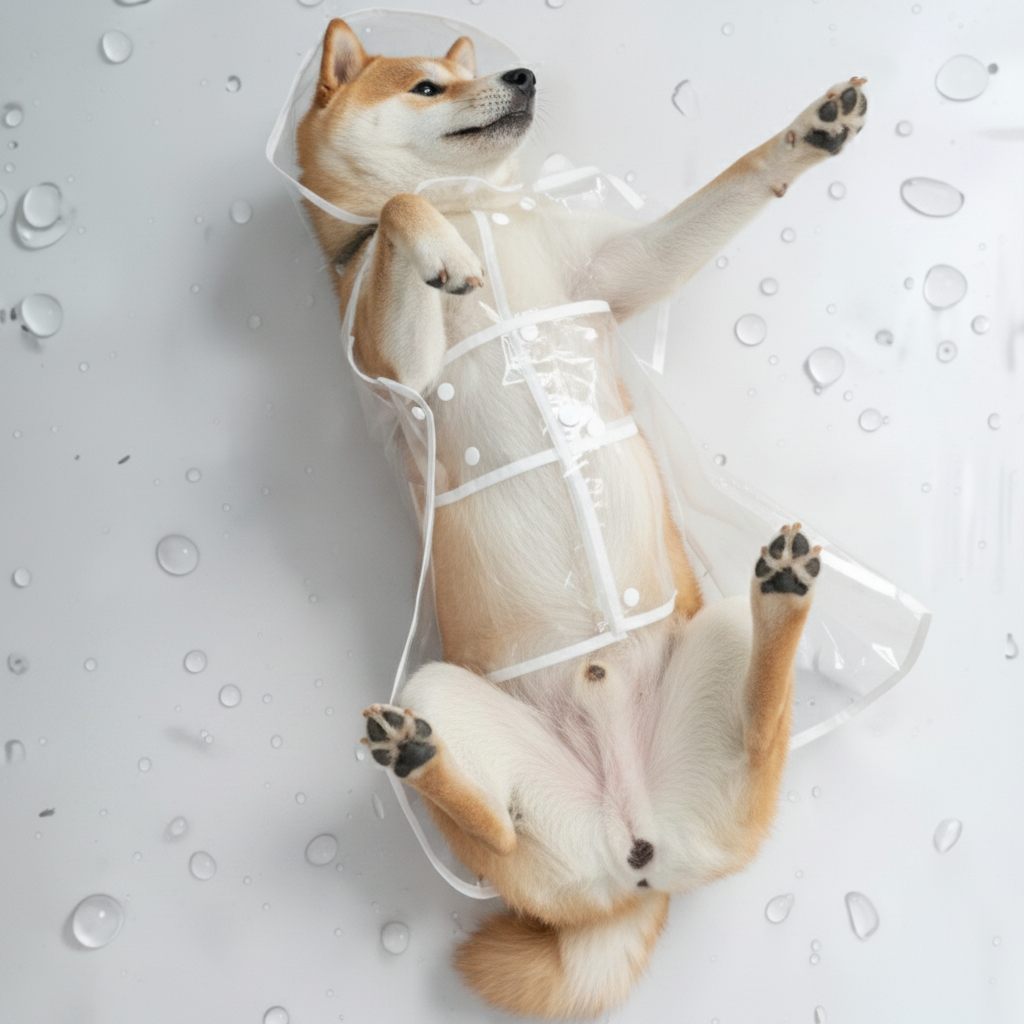 Transparent Waterproof Dog Raincoat | Pawly