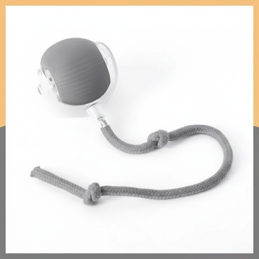 Smart Self-Rolling Ball Toy for Cats & Dogs Grey | Pawly