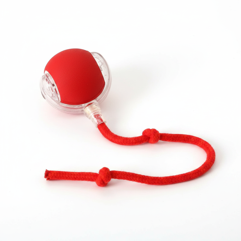 Smart Self-Rolling Ball Toy for Cats & Dogs Red | Pawly